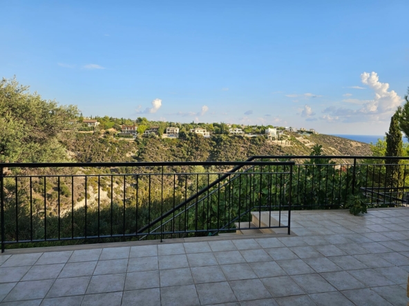 Hauson Realty - Cyprus Real Estate Agents A balcony with a view of the sea.