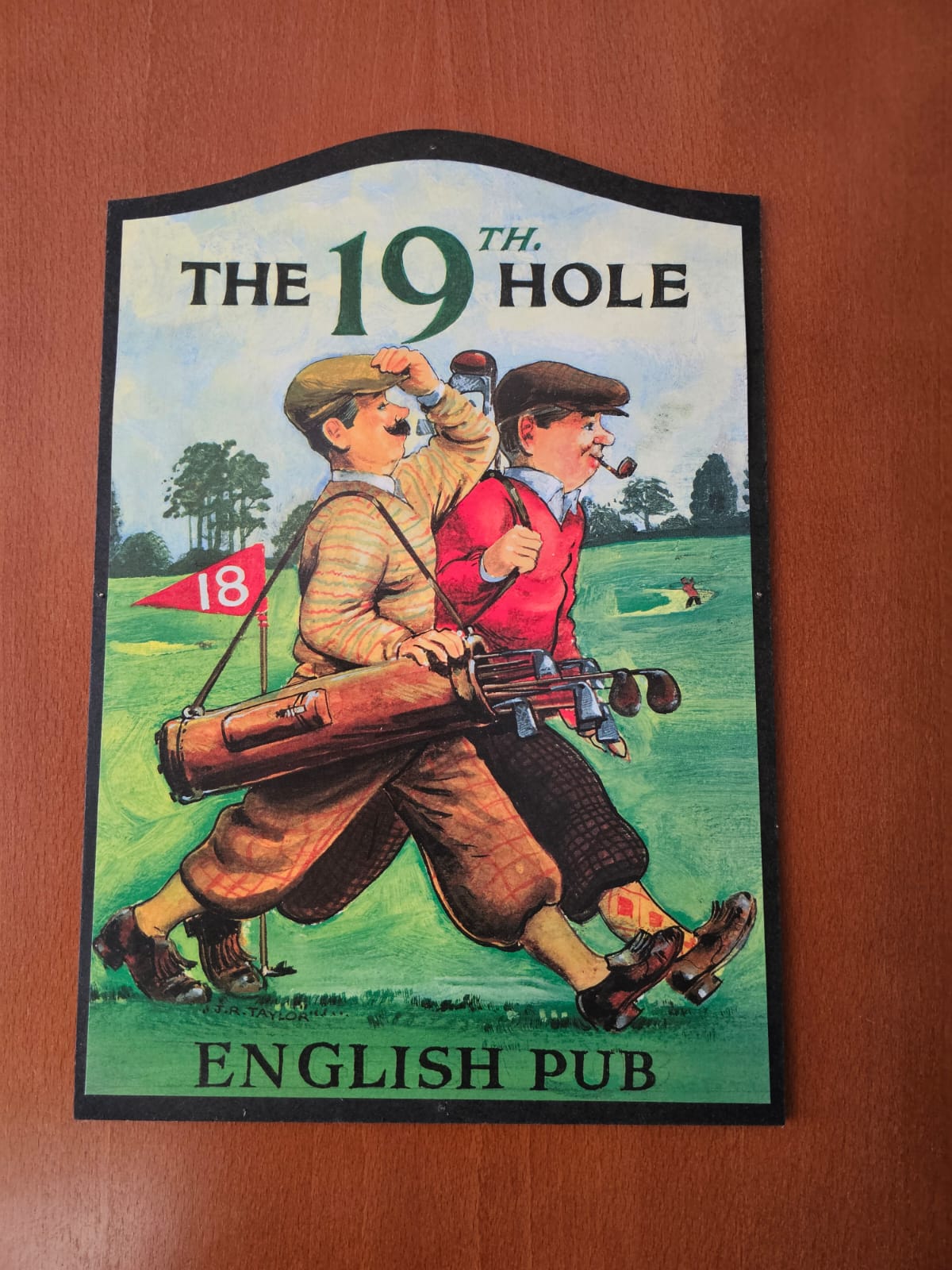 Hauson Realty - Cyprus Real Estate Agents The 19 hole english pub sign.
